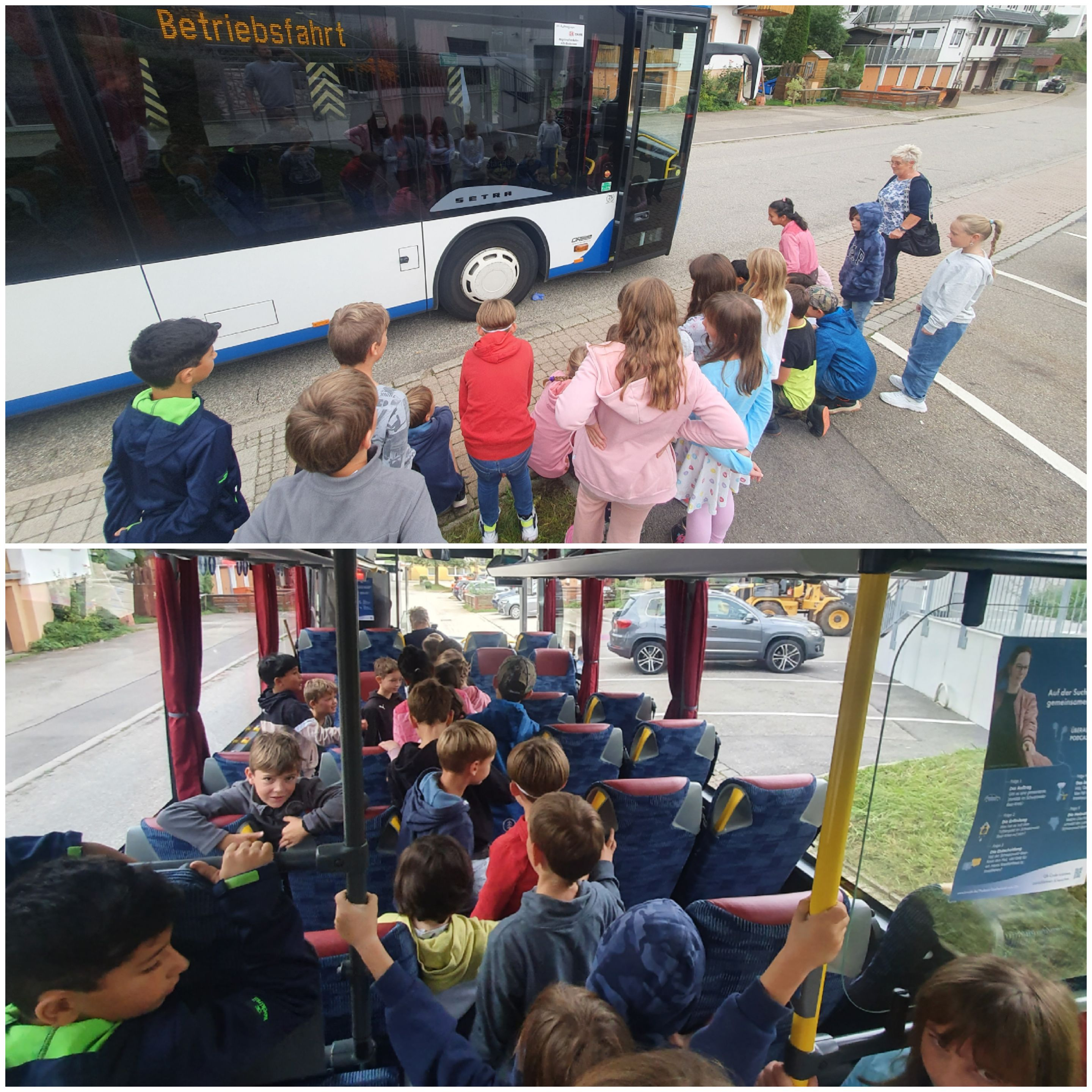 September 2023: Busschule mit dem VSB - Was muss man eigentlich beim Busfahren beachten?